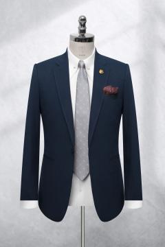 Bộ Suit Xanh Đen Chấm Nhỏ Modern Fit TGS356